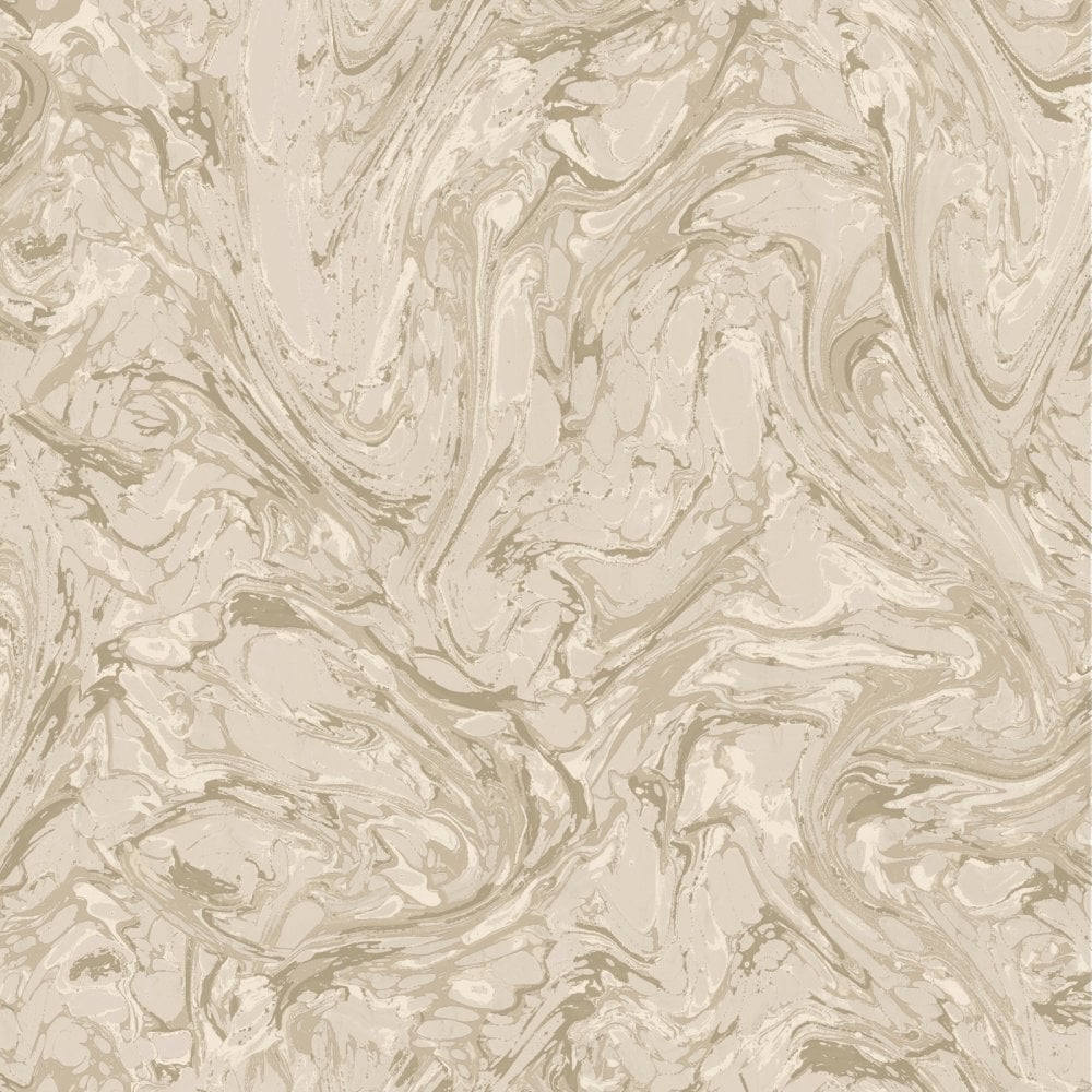 Holden Liquid Marble Glitter Metallic Textured Wallpaper Taupe 50435